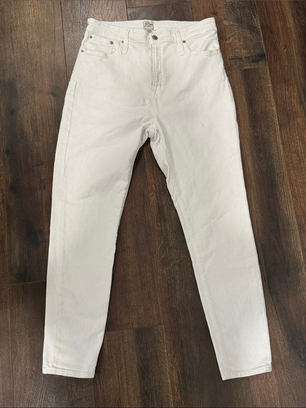 J. Crew White Skinny Jeans Curvy Toothpick size 31 nwot